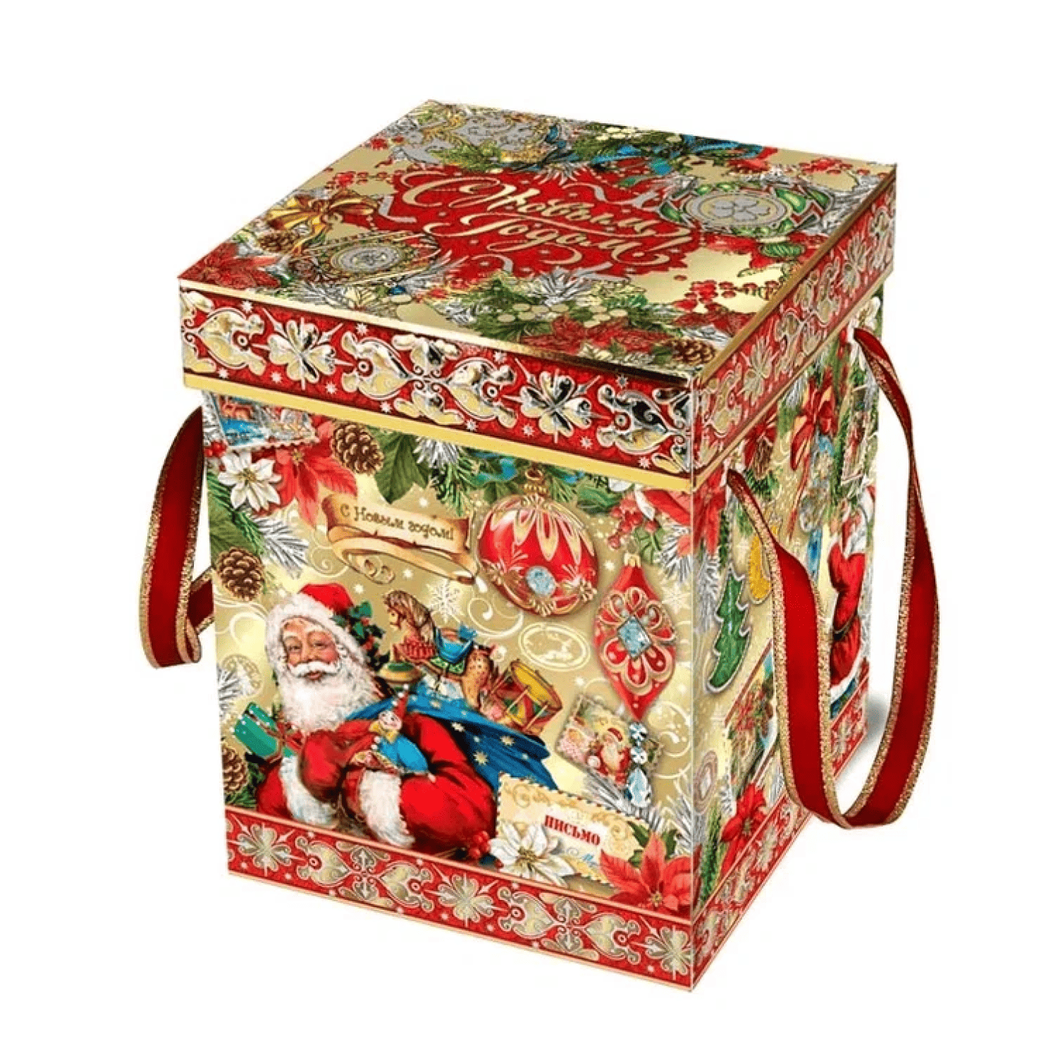 №108 Ценный подарок красный