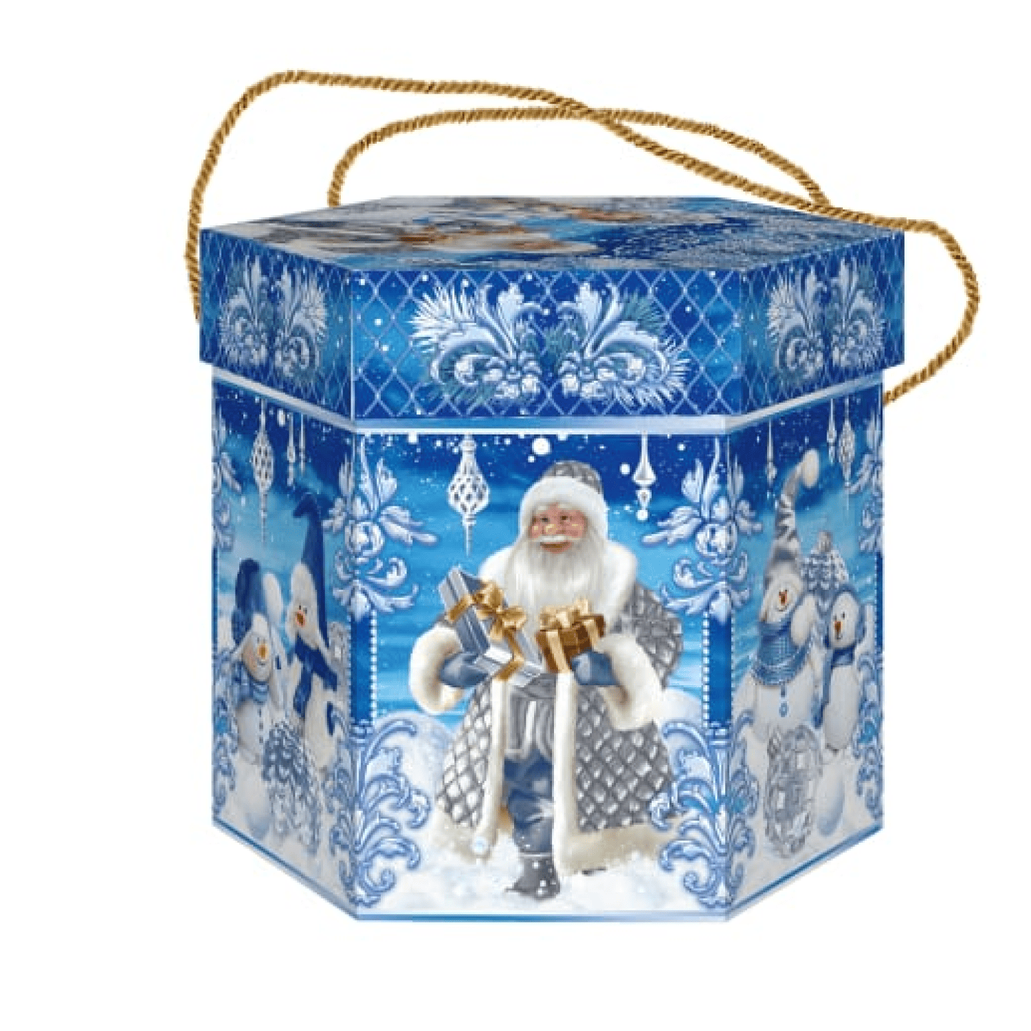 №120 Шестигранник Сказки зимы зеленая