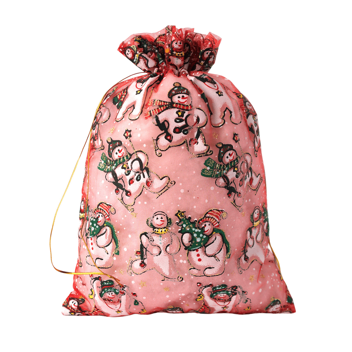 №62 Мешочек Органза красный